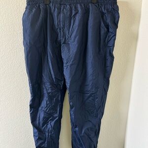 Dior Men's Deep Blue Lined Track Windbreaker Joggers